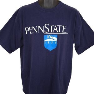 Vintage Penn State Nittany Lions T Shirt Mens Size XL Blue 90s NCAA University
